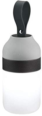 Paulmann 942.12 Mobile Tischleuchte Clutch Sound IP44 dimmbar, Akkubetrieb mit integriertem Lautsprecher