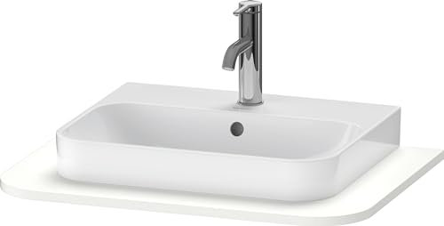 Duravit Waschtisch-Konsole Happy D.2 Plus 65x48cm, m 1 Ausschnitt, weiß seidenmatt