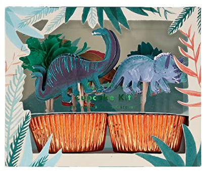 Meri Meri Dinosaur Kingdom Cupcake-Set, 24 Stück