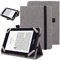 VOVIPO Coque de Protection Universel pour Kindle Paperwhite Kobo Liseuse 6 Pouces, étui Folio Compatible avec la liseuse Sony/Kobo/Tolino/Pocketbook/Kindle 6 Pouces-Grey