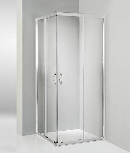 Hydra Box Doccia angolare Porta Scorrevole 65x65 cm Trasparente Serie n