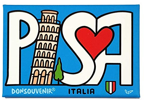 DONSOUVENIR MAGNETICO Pisa (Italien) Modell: I Love Pisa