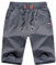 ZOXOZ Kurze Hosen Herren Shorts Sommer Jogginghose Kurz Baumwolle Gym Sweat Sport Fitness Shorts mit Reißverschluss Elastische Taille Grau XXXL