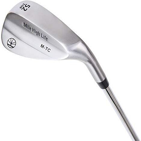 Mile High Life | Geschmiedete Golf-Sandkeil-Sets | Golf Gap Wedge Sets für Anfänger | Lob Wedge Golfschläger für Herren und Damen (Silver-52 Degrees)
