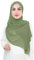 Lina & Lily Damen Muslim Premium Chiffon Hijab Kopftuch Schal aus Leicht Stoff (Helloliv)