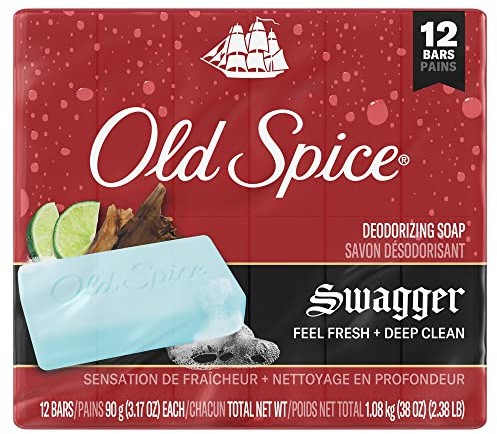 Old Spice Men's Bar Soap Swagger, 3.17oz (48 Bar)
