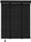 Venetian Blinds Wooden,50mm Slats, Black Horizontal Blinds,Blackout/Heat Insulation/Privacy Curtains,Real Wood Venetian Blinds for Indoor Outdoor Doors Windows,With Tape,W×H-60x110cm/23.5x43in