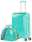 ITACA - Set Valise Rigide, Lot de Valises Soute Avion 4 roulettes - Sets de Bagages, Valise à Roulette en Soldes pour Voyages. Lot Valise: Ensemble pour Voyages élégants, Taupes à la Menthe