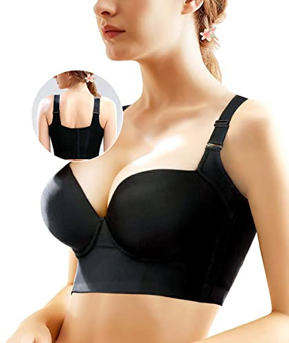 Runilut Women's Full Coverage Bra, Opaque