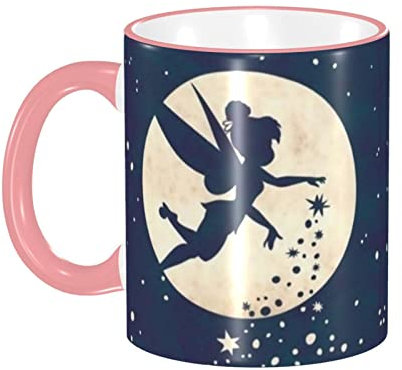 Tasse für Tinkerbell 330 ml Feine Keramiktasse mit makelloser Glasuroberfläche Teetasse für den Geburtstag eines Freundes