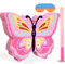 Threan Pinata Schmetterling Set Inklusive Pinjater für Mädchen Rosa Schläger und Augenbinde für Geburtstag Party Zubehör Deko