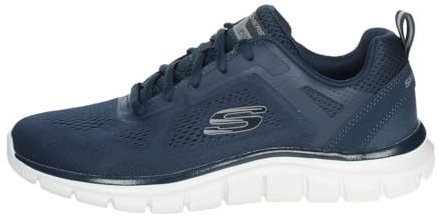 Skechers Track Broader, Zapatillas de Deporte Hombre, Navy Mesh Pu, 40 EU