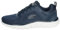 Skechers Track Broader, Zapatillas de Deporte Hombre, Navy Mesh Pu, 40 EU