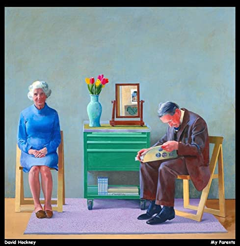 david hockney my parents 11317873146 o 1 Poster A4 - Filmkunstposter in verschiedenen Größen für Wohn- oder Schlafzimmerideen. Randlose Kultfilmbilder, klassische ikonische 70er, 80er, 90er Jahre, Vi