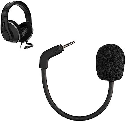 kwmobile Ersatz Kopfhörer Mikrofon kompatibel mit TurtleBeach Recon 500 Headset - Gaming Headphones Mikrofon mit 3,5 mm Klinkenstecker - Schwarz