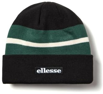 ellesse Herren Politiri Beanie Mütze, Schwarz, Einheitsgröße