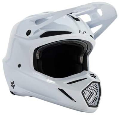 Fox Motocross-Helm V3 RS Carbon Weiß Gr. L