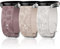 Floral Gravierte Armband Kompatibel mit Samsung Galaxy Watch 7/ FE/ 6/5/ 4/ Active 2 40mm 44mm/ 5 Pro 45mm/ Watch 6/4 Classic 43mm 47mm 42mm 46mm, 3 Stück 20mm Silikon Ersatzarmband für Damen SMS