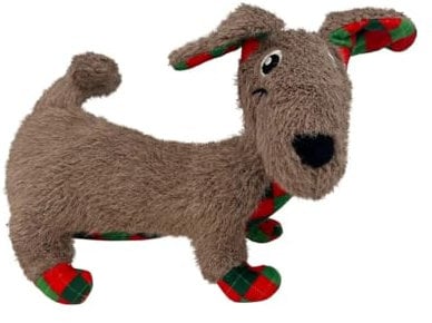 Kong Holiday Pupsqueaks Tucker Dog Toy Medium