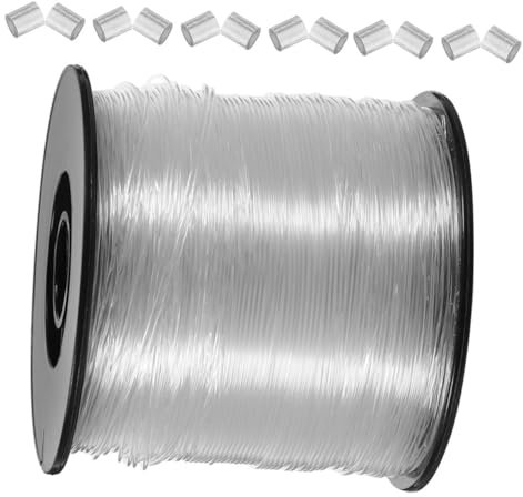 Veemoon Invisible Fishing String Nylon Fishing Wire for Crafts Hanging Fish Wire Home Decorations