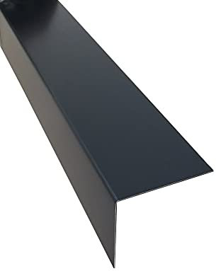 Alu Winkel Anthrazit Winkelprofil Winkelblech Kantenschutz 2000 mm lang Eckwinkel, Artikelform: 80 x 80 x 0,8 mm
