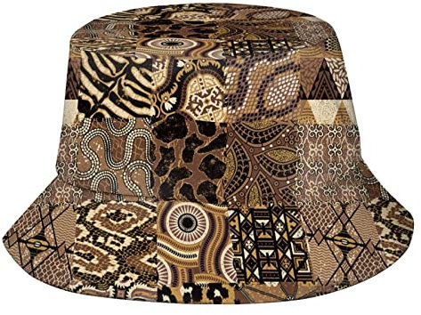 501 Anglerhut Leopard Fischerhüte Sonnenschutz Bucket Hat Atmungsaktiv Eimer Hut Für Reisen Camping Outdoor