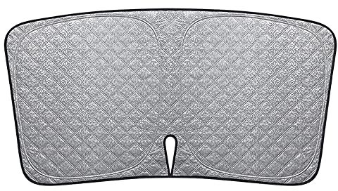 EWBNS Auto Scheibenabdeckung für Mercedes Benz Vito(V260L) 2018 2019 2020 2021 2022 2023 2024,Windschutzscheibe Sonnenblende,Sonnenschirm Magnetische Selbsthaftend,A/Front