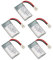 Batterie de Remplacement Longue Durée en Cobalt Pur pour Drone RC Hubsan X4 H107 H107L H107D MJXRC F47 DFD F180 RC UAV