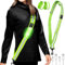 Wenosda Reflektor Gürtel, LED Lauflampe Reflektorbänder Gürtelschärpe USB Aufladbar Verstellbar Nacht Sicherheitslicht Reflektorgurt für Joggen Running Laufen Fahrradfahren Hundewandern