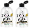 Bagnoschiuma Set da 2, 4 o 8 Pezzi, 500 ml, Fragranze Cookies, Cocco e Cioccolato, Cheesecake, Latte e Miele (2 pezzi, LATTE&MIELE)
