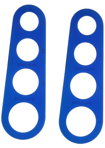 SHINEOFI 2er-set Nudelportionskontrolle-werkzeuge Spaghetti-messwerkzeug Lebensmittelmessanleitung Aus Edelstahl Kompaktes Design Für Die Küche