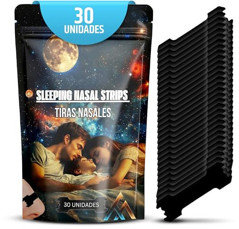 Tiras Nasales - Antironquidos - Tiras Nasales Deportivas - Antironquidos para Dormir - Strips Nasales - Perfectas para Abrir las Fosas Nasales - Nose Strips