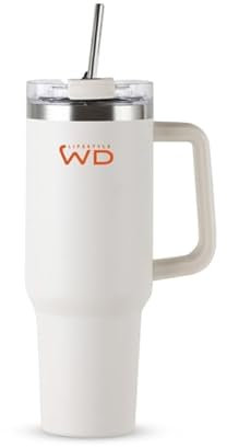 WD Lifestyle Tazza Americana in Acciaio Inox (Bianco)
