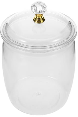 Zerodeko Barattolo Trasparente Ermetico Contenitore Versatile per Snack e Organizzazione Cucina Design e Feste