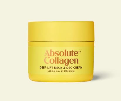 Absolute Collagen Deep Lift Neck & Dec Cream 15ml - Collagen Boosting, Anti Ageing, Firming Neck Cream - Anti Wrinkle Cream - Reduces Fine Lines, Tightens Sagging & Crepey Skin