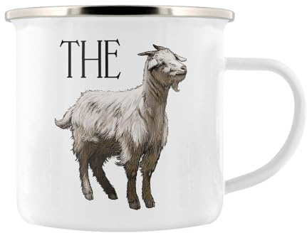 Stubbs Mugs Wild Giggles The Goat Emaille-Tasse