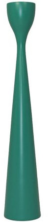 Freemover Rolf M Kerzenständer, Buchenholz, Petrol green, 5.5 cm