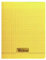 Calligraphe 18004C Un Cahier Agrafé Jaune (une Marque de Clairefontaine) - 17x22 cm - 32 Pages Grands Carreaux - Papier Blanc 90 g - Couverture Polypro Transparent