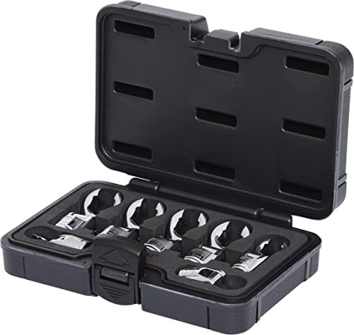 KS Tools 911.1710 3/8 Gelenk-Ringschlüssel-Stecknuss-Satz (offen), 7-tlg