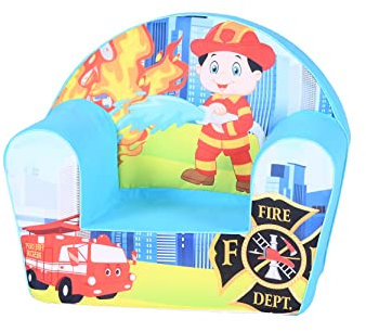 Knorrtoys 68332 Kindersessel - Fireman, Bunt