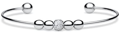 Bering Damen-Manschetten Armband Edelstahl 622-1117-057