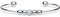 Bering Damen-Manschetten Armband Edelstahl 622-1117-057