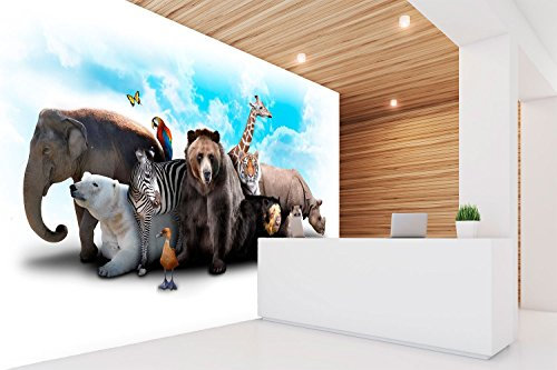 Oedim Fotomural Vinilo Pared Animales 100x70cm | Murales de Pared Ideal para Veterinarios | Fotomurales Económicos | Vinilos Decorativos Pared | Vinilos Infantiles
