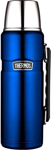 Thermos Bouteille isotherme KING- 1L2 - Metalic Bleu