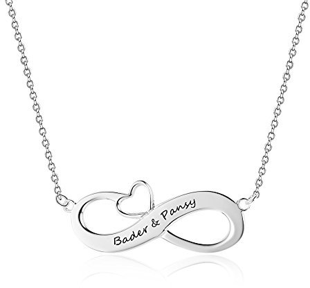 Grand Made Collana Donna Personalizzata con Nome Argento Gioielli Donna Collane con albero della vita Collana con piede di bambino Regali per la festa della mamma Natale San Valentino