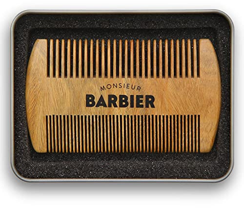 Monsieur Barbier Haarkamm für Herren, Sandelholz, 100% natürlich