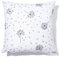 Amilian Dekokissen mit Füllung Kissen 40x40 Kopfkissen für Baby Kinder mit Reißverschluss Bezüge 100% Baumwolle Muster: Pusteblume Weiß