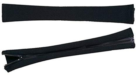 LOVIVER 2pcs Armlehnenschoner Armlehnenbezüge Schreibtischstuhl Armlehnen Schonbezug mit Reissverschluss - Schwarz