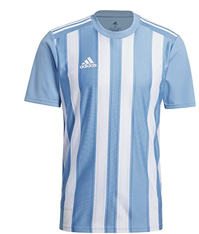 adidas Hombre T-Shirt, Team Light Blue/White, XXL