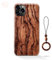 Yidai-Silu iPhone 12 Mini Echtholz Hülle 【FSC zert. Holz mit Aramidfaser, 0,8mm Ultra Dünn】 Holz Back Cover Stoßfest Etui Schutz Case Wood Case für iPhone 12 Mini 5,4” - Rosenholz